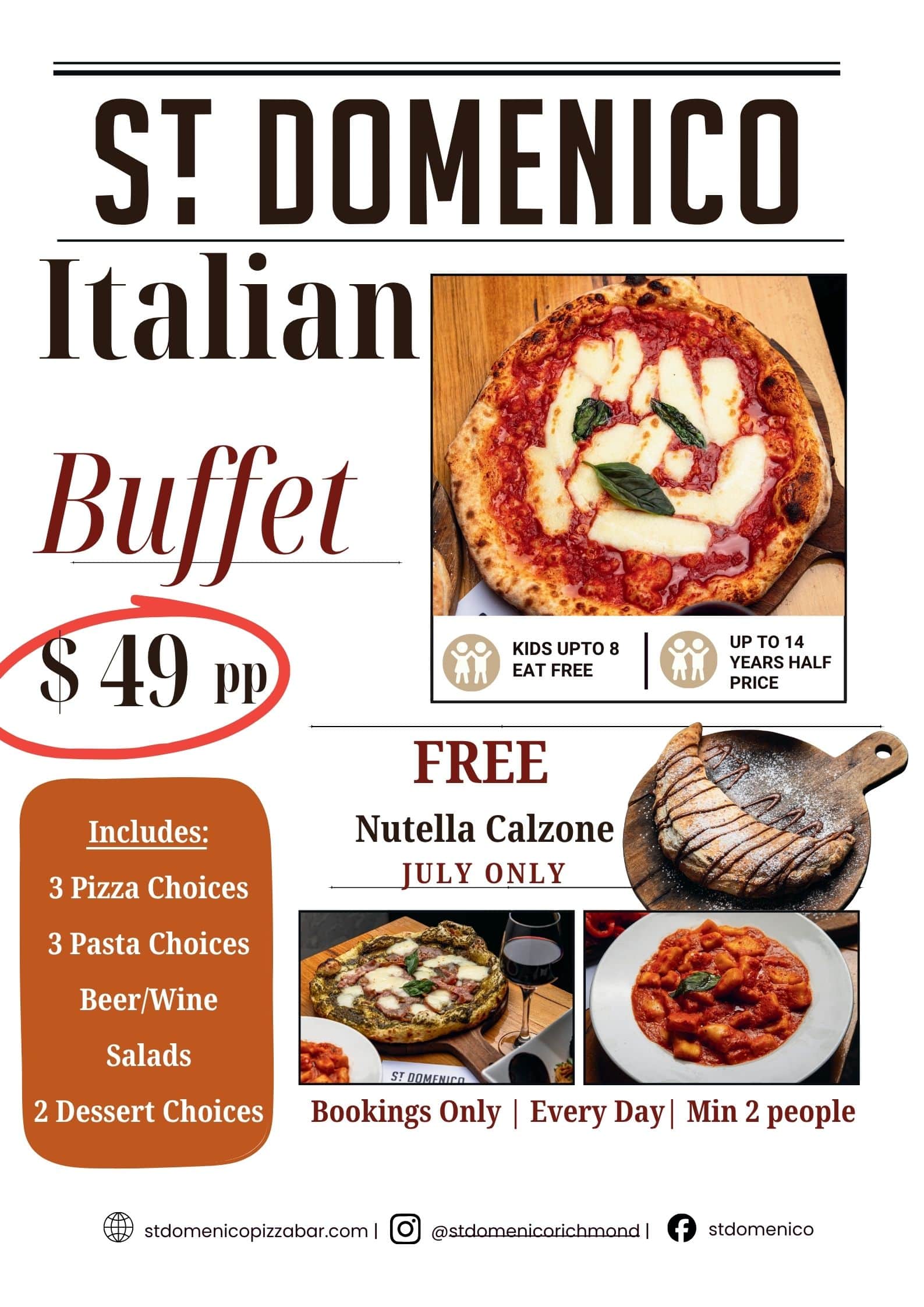 SHARING BUFFET $49!